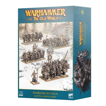 Boite de Warhammer - The Old World : Guerriers du Chaos - Armée de Colonne de Bataille