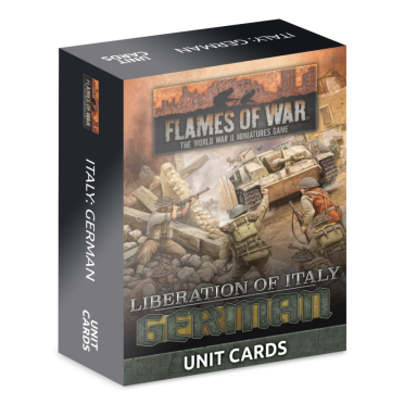 Boite de Flames of War - Liberation of Italy - German Unit Card Pack