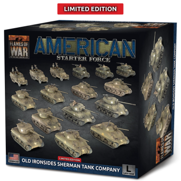 Boite de Flames of War - Liberation of Italy - Old Ironsides Sherman Tank Company (Limited Edition)