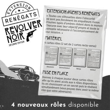 Boite de Revolver Noir : Agents Renégats