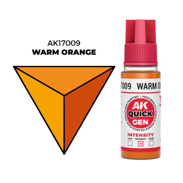Boite de Quick Gen Color Ak Interactive - Warm Orange