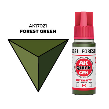 Boite de Quick Gen Color Ak Interactive - Forest Green