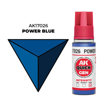 Boite de Quick Gen Color Ak Interactive - Power Blue