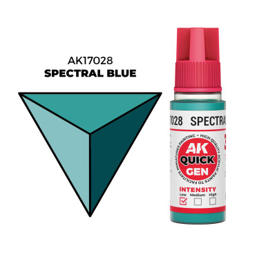 Boite de Quick Gen Color Ak Interactive - Spectral Blue