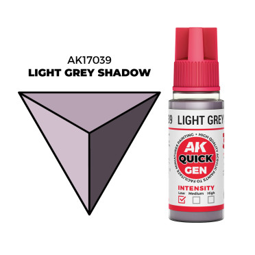 Boite de Quick Gen Color Ak Interactive - light Grey Shadow
