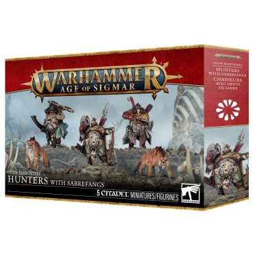 Boite de Age of Sigmar : Ogor Mawtribes - Chasseurs avec Dents de Sabre