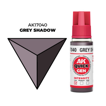 Boite de Quick Gen Color Ak Interactive - Grey Shadow