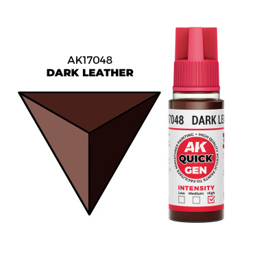 Boite de Quick Gen Color Ak Interactive - Dark Leather