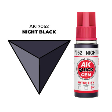 Boite de Quick Gen Color Ak Interactive - Night Black