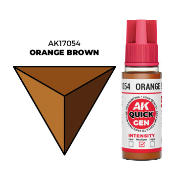 Boite de Quick Gen Color Ak Interactive - Orange Brown