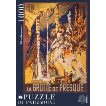 Boite de Puzzle - La grotte de Presque par Lacaze - 1000 pièces