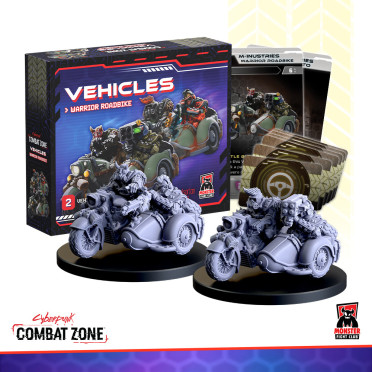 Boite de Cyberpunk Red - Combat Zone - Warrior Roadbike