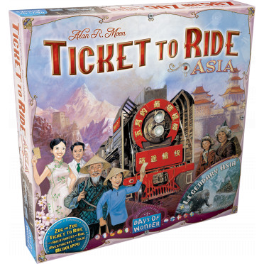 Boite de Les Aventuriers du Rail -  Asie - Occasion
