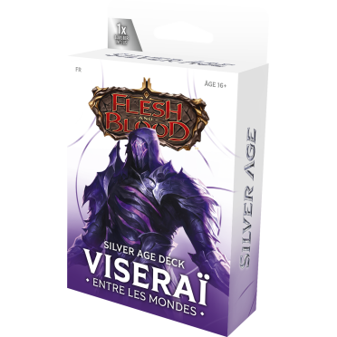 Boite de Flesh & Blood - Usurp the Shadow Throne - Silver Age Deck Viseraï