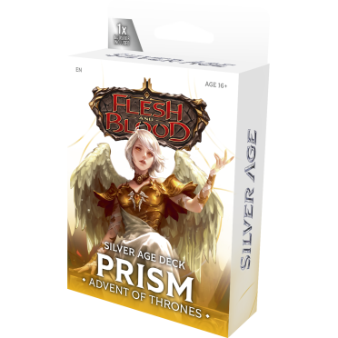Boite de Flesh & Blood - Usurp the Shadow Throne - Silver Age Deck Prism