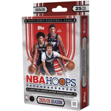 Boite de TOPPS - Hoops NBA 2026 - Hanger Box 25 cartes