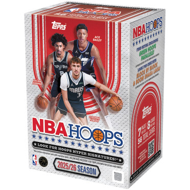 Boite de TOPPS - Hoops NBA 2026 - Value Box 56 cartes
