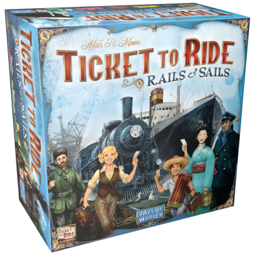 Boite de Ticket to Ride: Rails & Sails