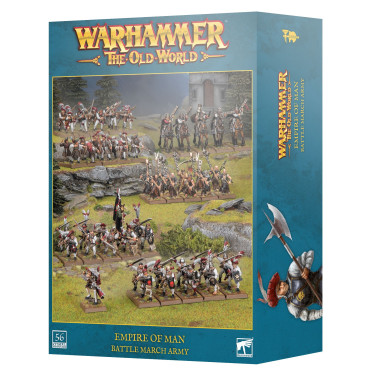 Boite de Warhammer - The Old World : Empire de l'Homme - Armée de Colonne de Bataille