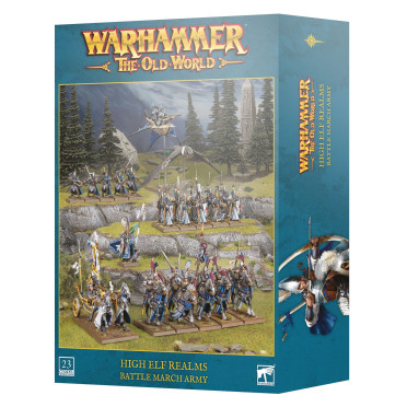 Boite de Warhammer - The Old World : Royaumes Hauts Elfes - Armée de Colonne de Bataille