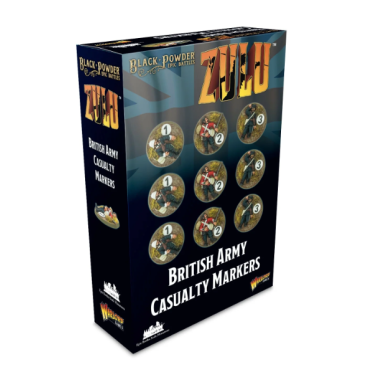 Boite de Black Powder Epic battles: Zulu! - British Army Casualty Markers