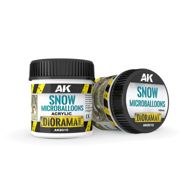 Boite de Texture AK-Interactive - Terrains Snow Microballoons 100ml