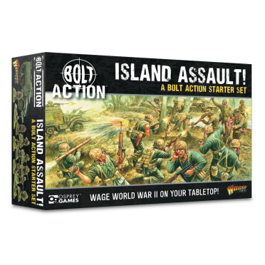 Boite de Bolt Action - Starter Set–Island Assault! (Troisième Edition) VF - Occasion