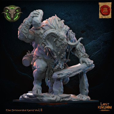 Boite de Lost Kingdom miniatures - Hardes bestiales - Homme-bête géant