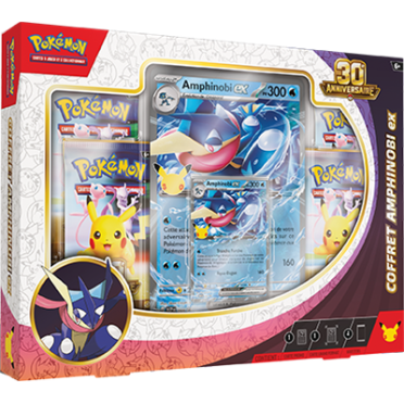 Boite de Pokémon - 30 ans : Coffret Amphinobi-ex