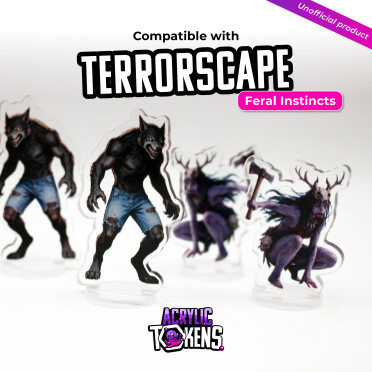 Boite de Standees compatible avec Terrorscape : Instincts Sauvages
