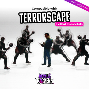Boite de Standees compatible avec Terrorscape : Lethal Immortals
