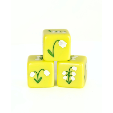 Boite de Set de 4 D6 – Muguet