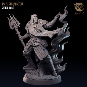 Boite de Goetia Miniatures - Keepers of the Keys - Andira Manieur de Flammes