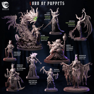 Boite de Goetia Miniatures - Lord of Puppets - Set Complet