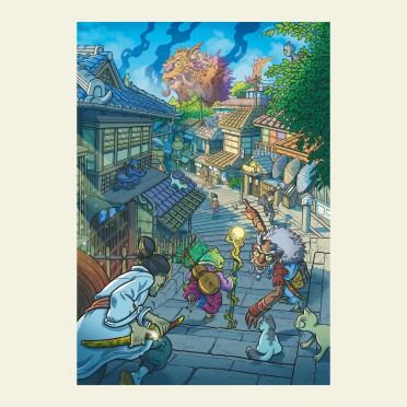 Boite de Puzzle - The Guardians of Kyoto - 1000 pièces