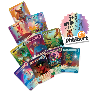 Boite de LUNIK - Pack 10 Cartes Foil