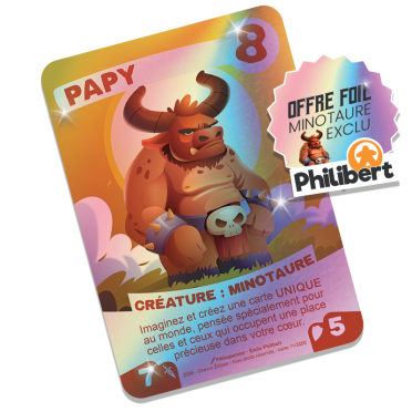 Boite de LUNIK - Carte Personnalisée Foil