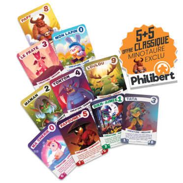 Boite de LUNIK - Pack 10 Cartes Classiques