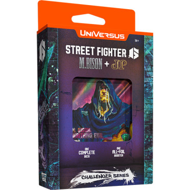 Boite de UniVersus CCG: Street Fighter 6 - Challenger Series 2 - M. Bison + JP