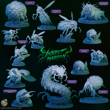 Boite de Cast n Play - Invasion d'Insectes - Set Complet