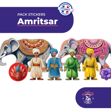 Boite de Amritsar - Pack de stickers