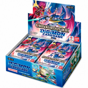 Boite de Digimon Card Game - Chivalrous XIII EX-13 Extra Booster Display