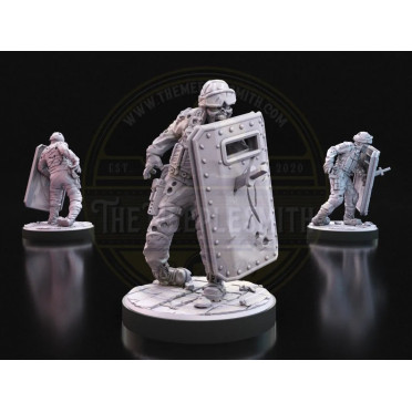 Boite de Figurine de Zombie Militaire - Le Soldat Mort-Vivant