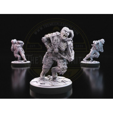 Boite de Figurine de Zombie Militaire - Le Zombie Kamikaze