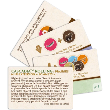 Boite de Cascadia Rolling : Prairies Extension Sommets