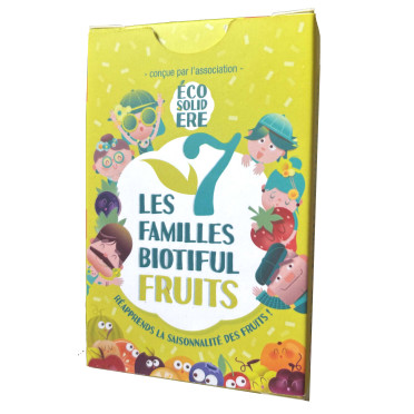 Boite de Jeu des 7 Familles - Biotiful Fruits