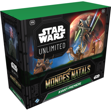 Boite de Star Wars Unlimited : Mondes Natals - Boîte d’Avant-Première