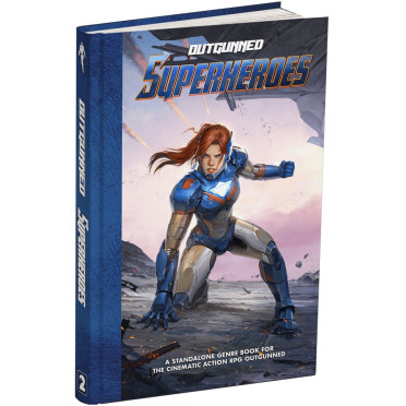 Boite de Outgunned Superheroes - Core Rulebook