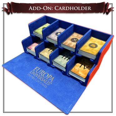 Boite de Europa Universalis: Cardholder w/ Dice TrayLid
