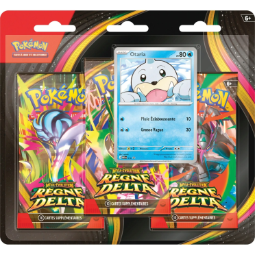 Boite de Pokémon ME06 - Règne Delta - Pack 3 Boosters
